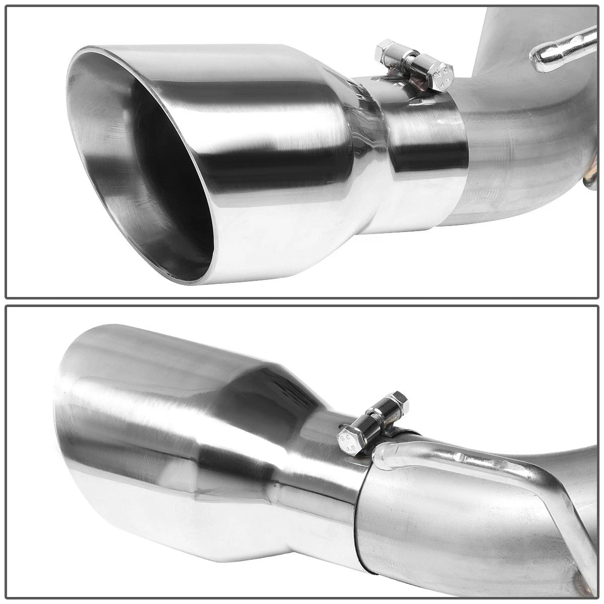 Exhaust Axle Cat Back & Muffler Tip Kit for Chevy Camaro 6.2L (2010-2015)