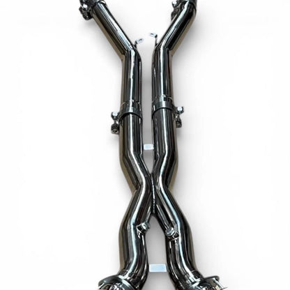 Exhaust Cross Over X Pipe Full Kit For Chevrolet Corvette (2005-2013) 