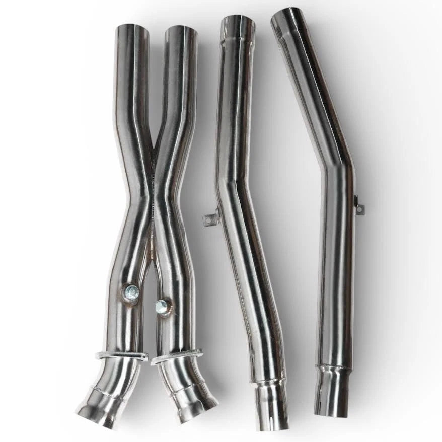 Exhaust Cross Over X Pipe Full Kit For Chevrolet Corvette (2005-2013) 