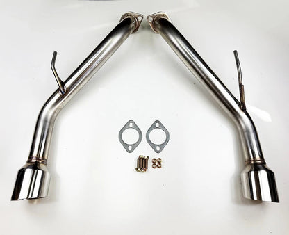Exhaust Dual Tips Muffler Delete For Infiniti Q50 (2014-2024)