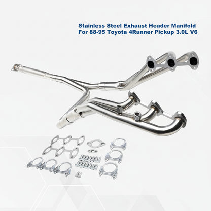 Exhaust Header Manifold for Toyota 4Runner & Pickup (1988-1995) 3.0L