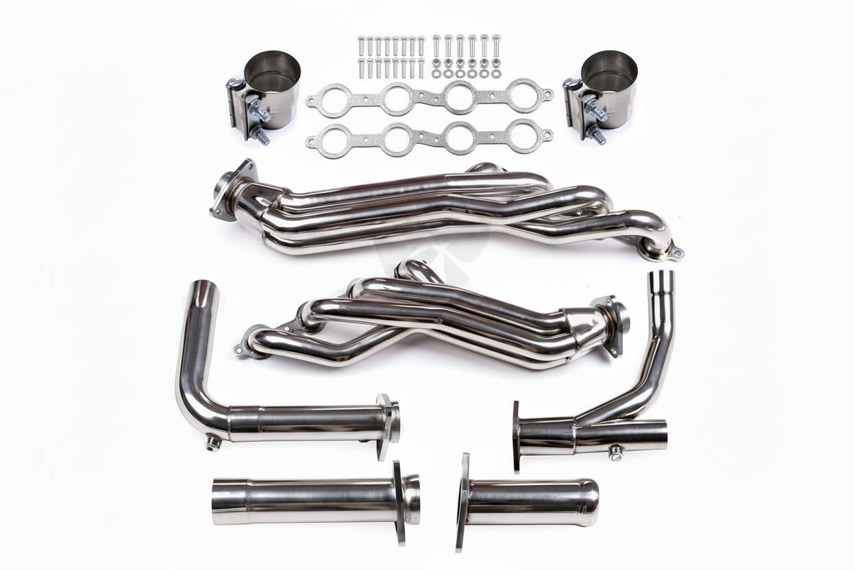 Exhaust Headers Y-Pipe for Chevrolet Silverado GMC Sierra (2007-2013) 4.8L 5.3L 6.0L