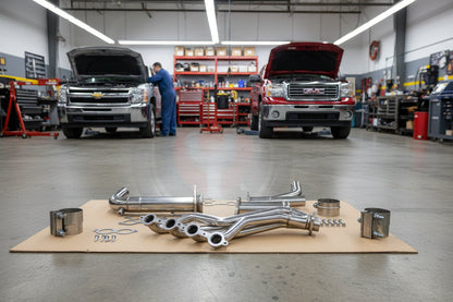 Exhaust Headers Y-Pipe for Chevrolet Silverado GMC Sierra (2007-2013) 4.8L 5.3L 6.0L