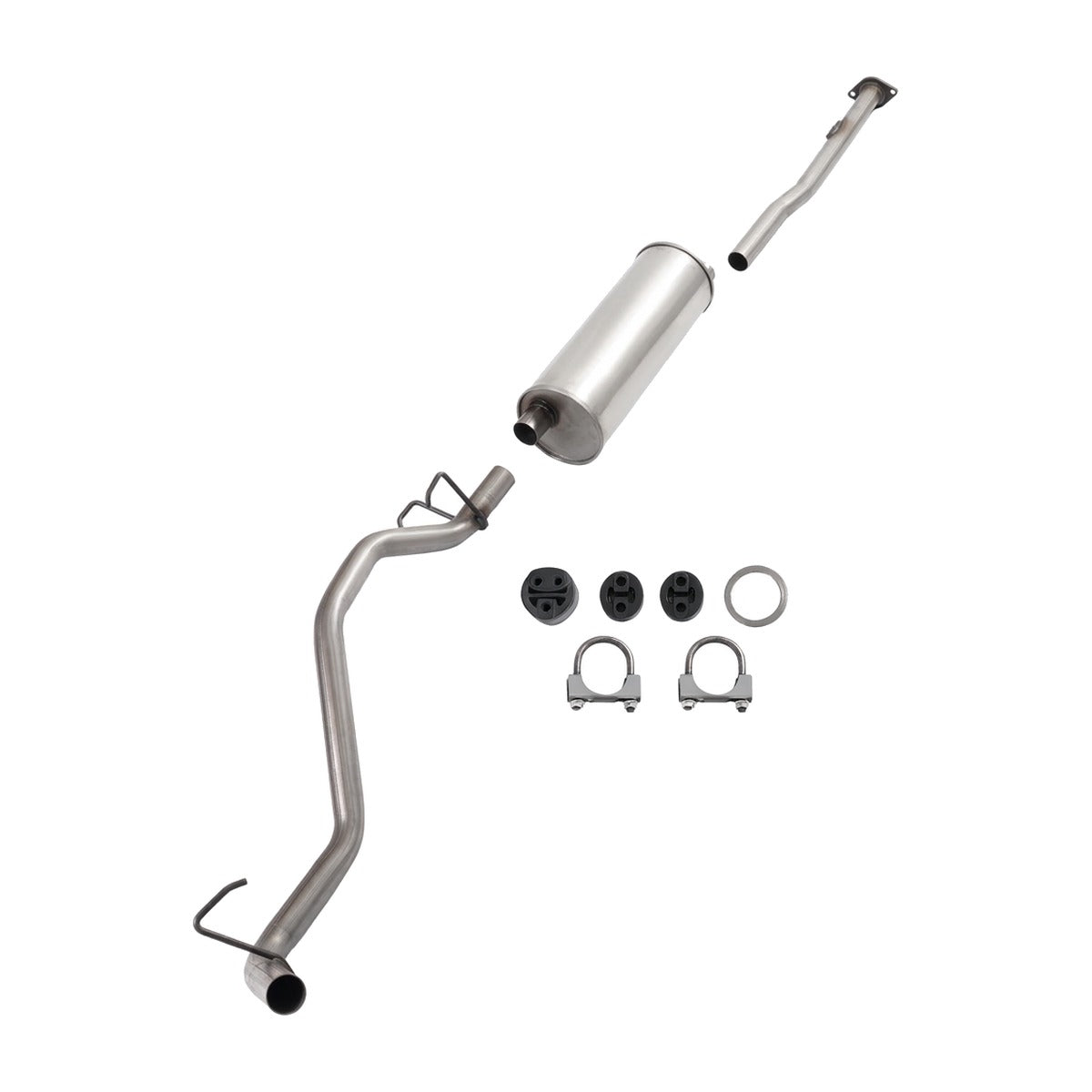 Exhaust Muffler and Tail Pipe for Toyota Tacoma (1995-1999) 2.7L Regular Cab