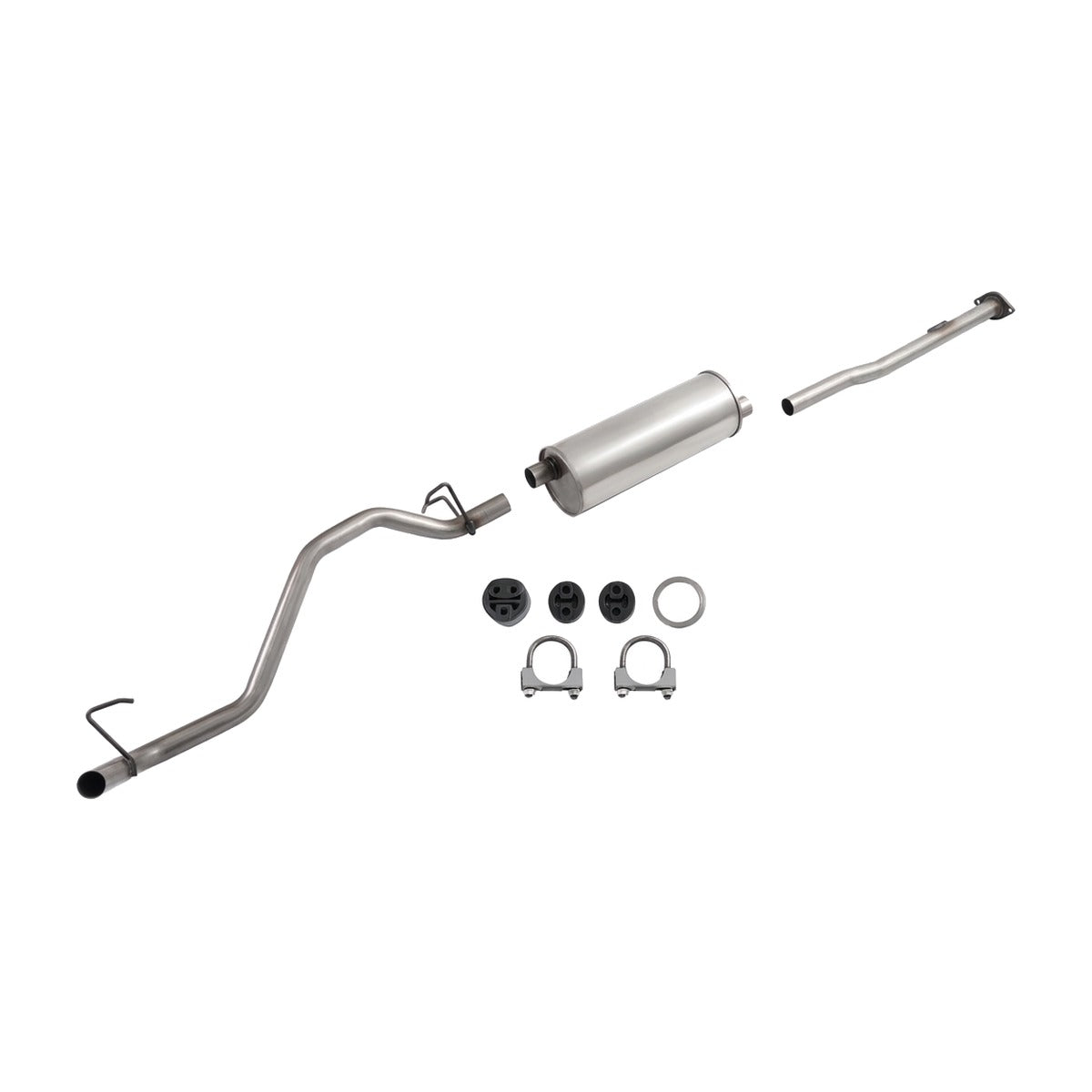 Exhaust Muffler and Tail Pipe for Toyota Tacoma (1995-1999) 2.7L Regular Cab