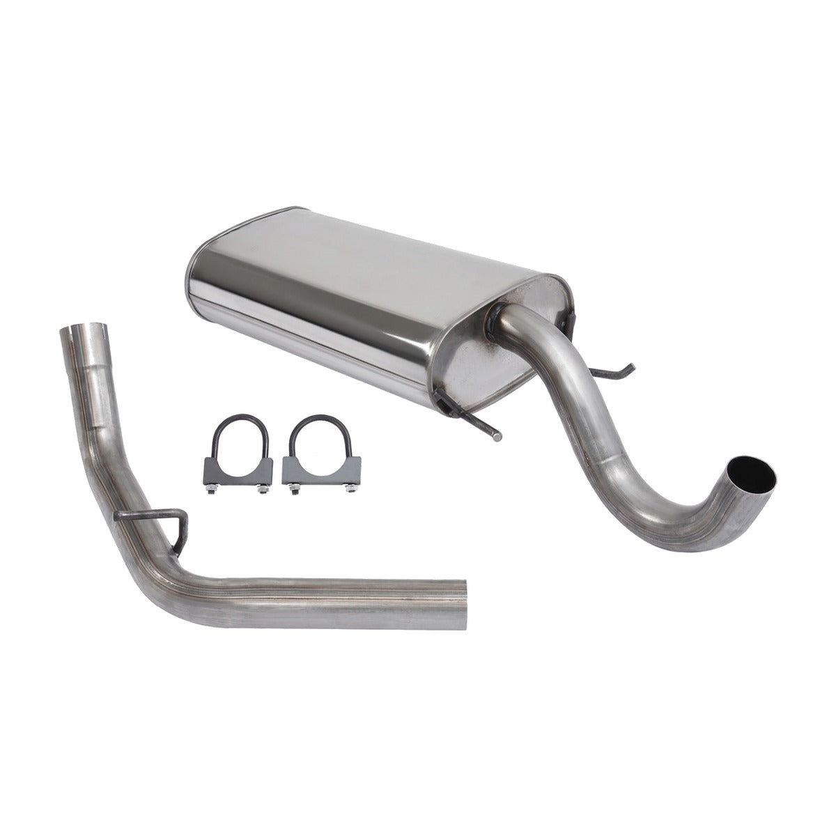 Exhaust Muffler and Tail Pipe for Toyota Tacoma (2005-2012) 2.7L 4.0L