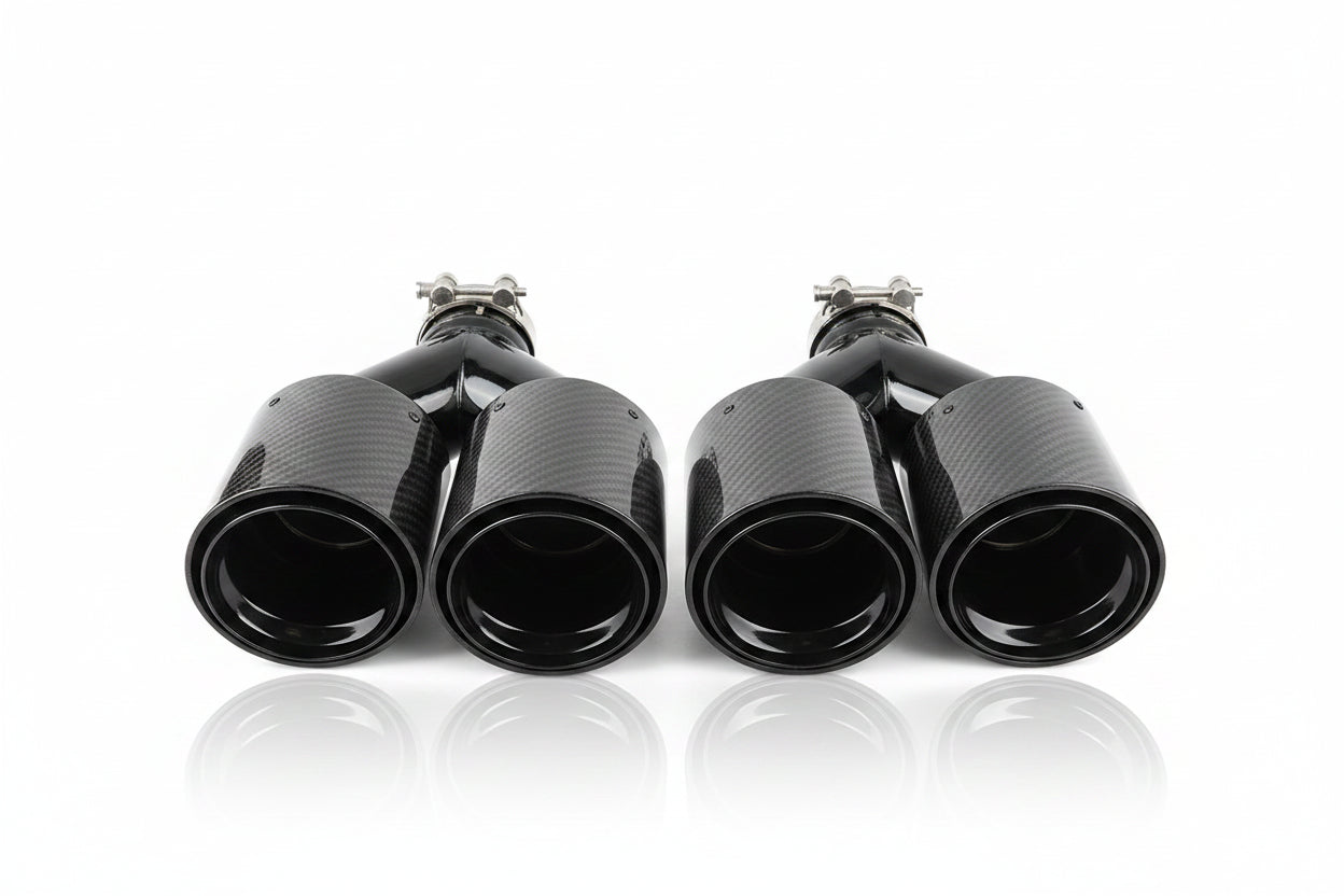 Exhaust Muffler Carbon Tip for BMW M240i M340i M440i M550i (2019-2025) 
