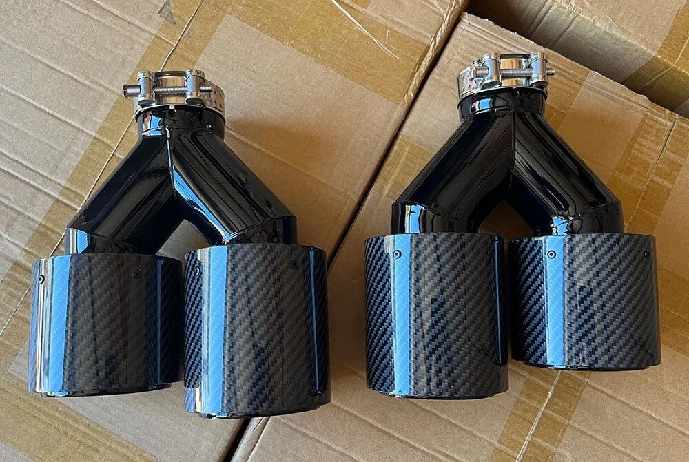 Exhaust Muffler Carbon Tip for BMW M240i M340i M440i M550i (2019-2025) 