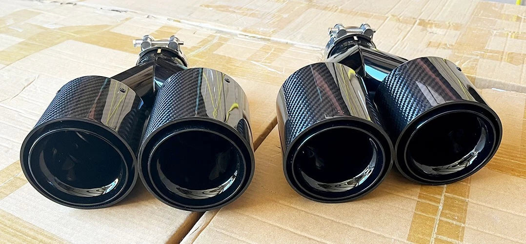 Exhaust Muffler Carbon Tip for BMW M240i M340i M440i M550i (2019-2025) 