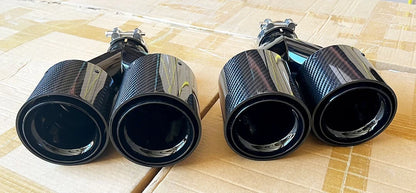 Exhaust Muffler Carbon Tip for BMW M240i M340i M440i M550i (2019-2025) 