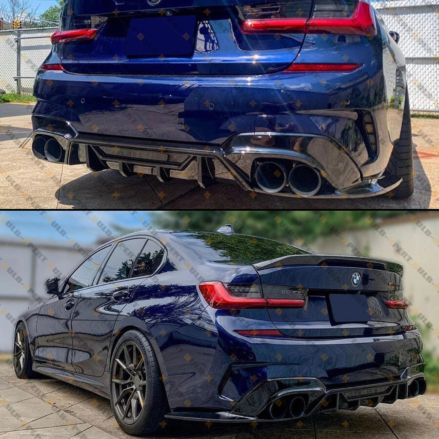 Exhaust Muffler Carbon Tip for BMW M240i M340i M440i M550i (2019-2025) 