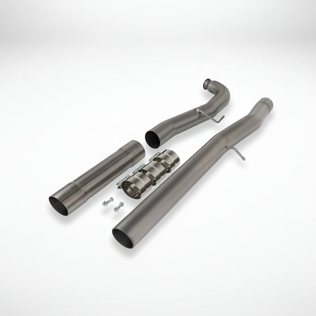 Exhaust Muffler Pipes for Chevrolet Silverado GMC Sierra (2011-2015) 6.6L Engine