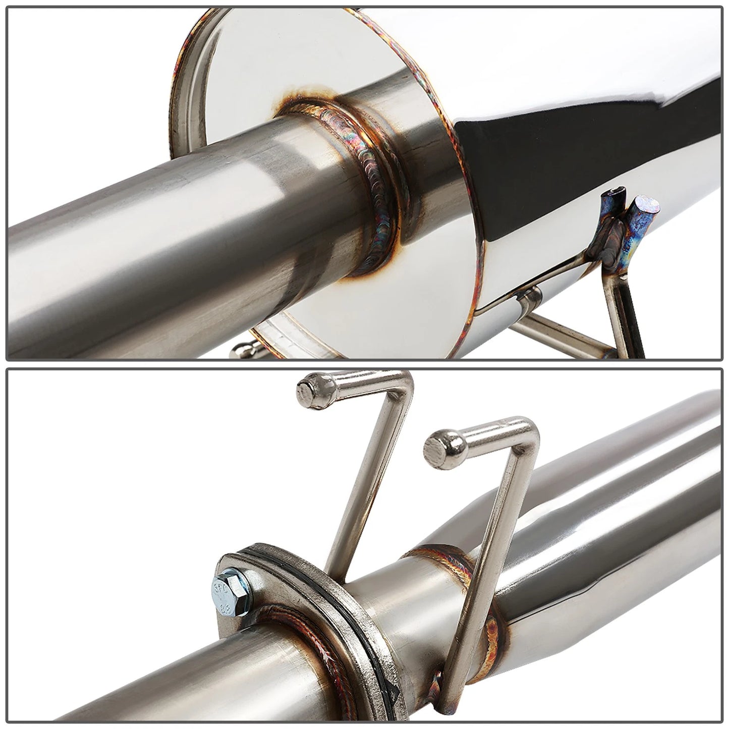 Exhaust Muffler Pipes for Honda Civic DX LX (2001-2007) 1.7L