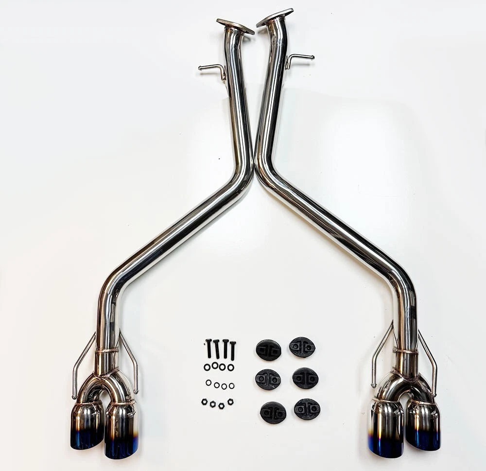 Exhaust Muffler Quad Tips for Lexus IS300 IS350 (2017-2020)