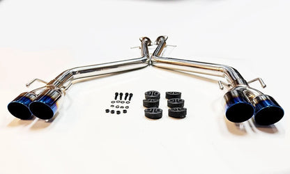 Exhaust Muffler Quad Tips for Lexus IS300 IS350 (2017-2020)