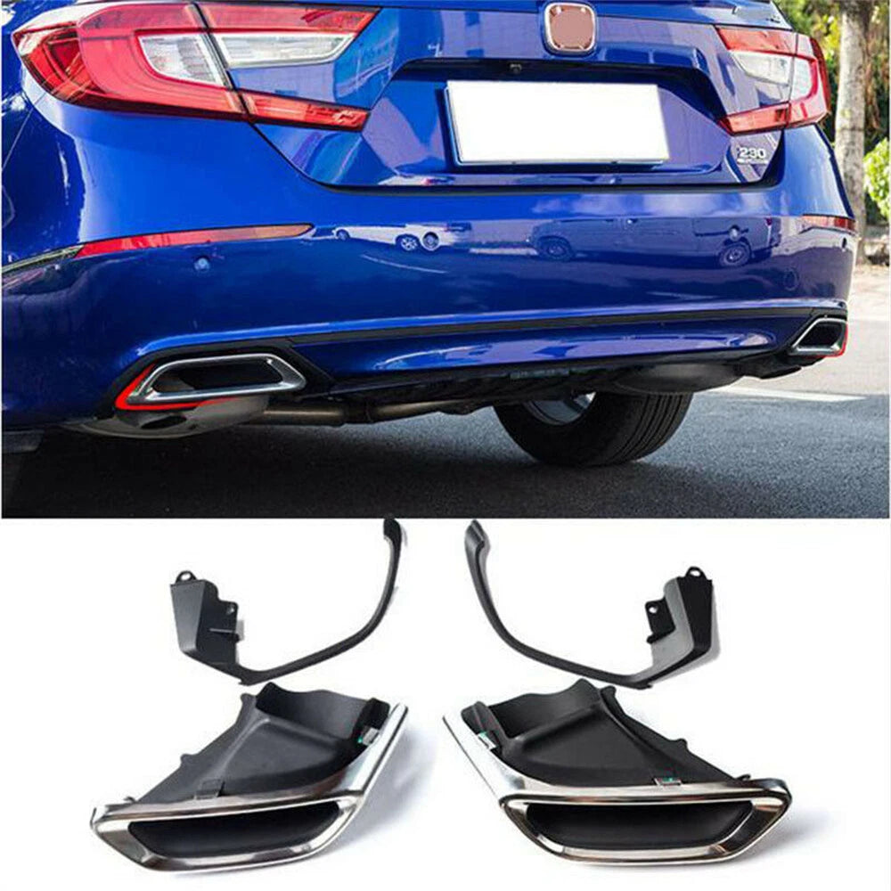 Exhaust Pipe Muffler Dual Tips for Honda Accord (2018-2020) All Engines