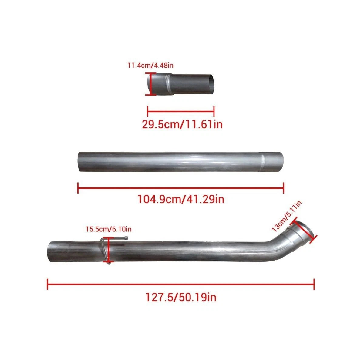 Exhaust Pipes for Dodge Ram 2500 3500 (2019-2022) 6.7L Cummins