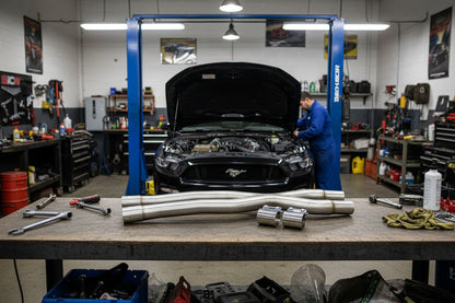 Collecteur d'échappement en X pour Ford Mustang GT (2015-2022) moteur 5.0L