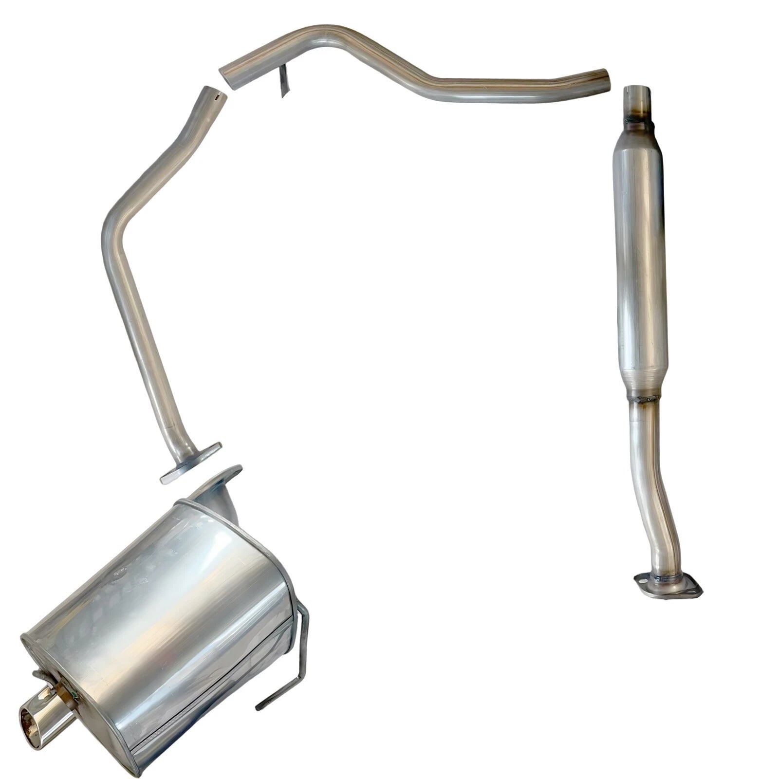 Exhaust Resonator Middle Pipe Muffler Kit for Subaru Forester (2014-2018) 2.5L 