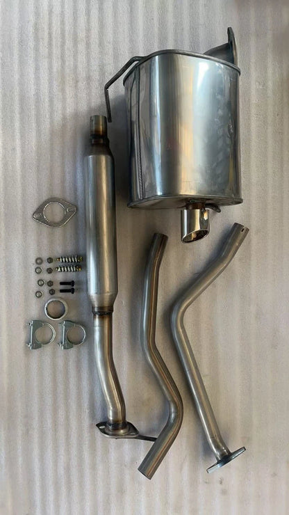 Exhaust Resonator Middle Pipe Muffler Kit for Subaru Forester (2014-2018) 2.5L 