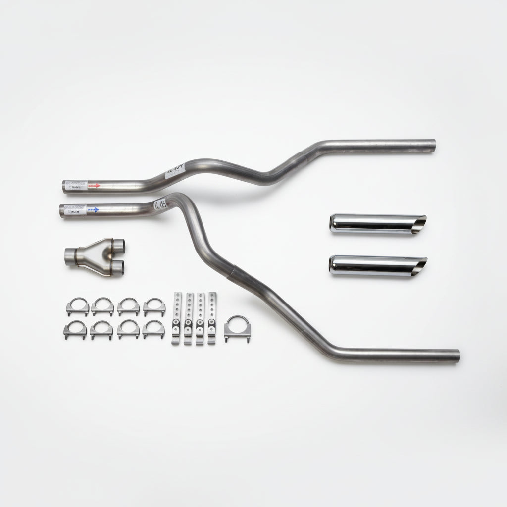 Exhaust Retro Kit for Chevrolet Silverado GMC Sierra (2007-2013) 4.8L 5.3L 6.0L