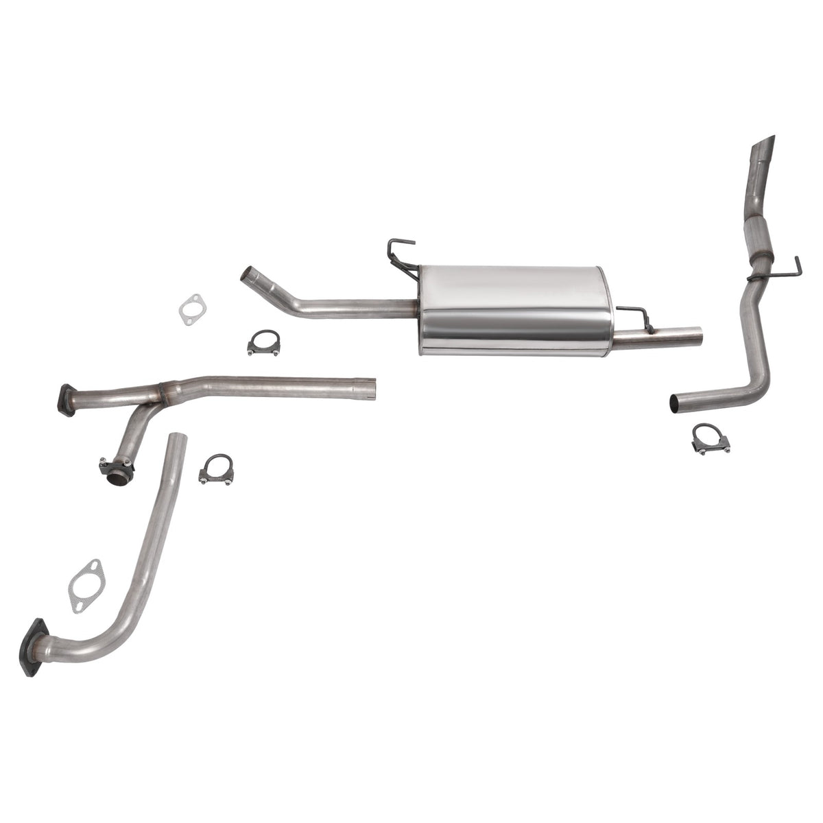 Exhaust System for Nissan Frontier (2007-2019) 4.0L Crew Cab