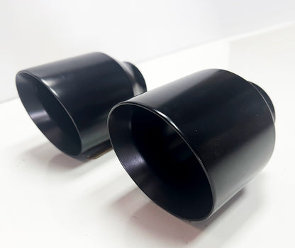 Exhaust Tips Black for Dodge Charger Scat Pack SRT R/T (2015-2023)