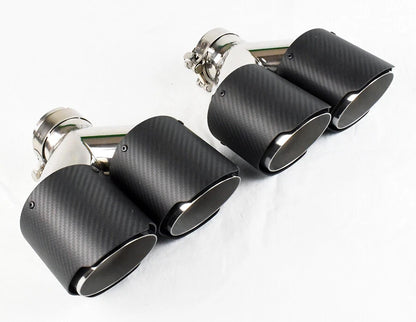 Exhaust Tips Carbon Fiber for Dodge Challenger (2008-2023)