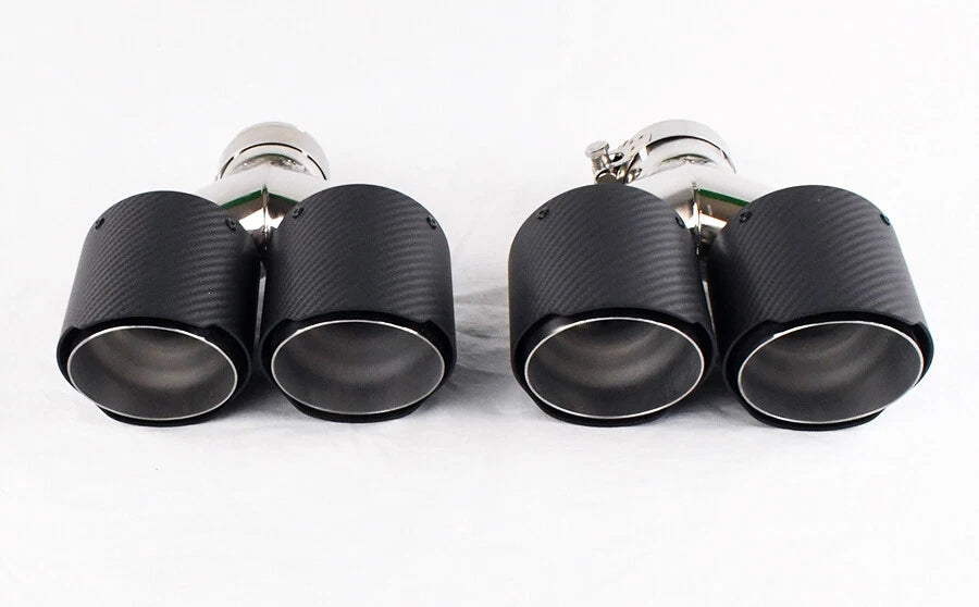 Exhaust Tips Carbon Fiber for Dodge Challenger (2008-2023)