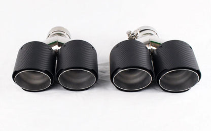 Exhaust Tips Carbon Fiber for Dodge Challenger (2008-2023)