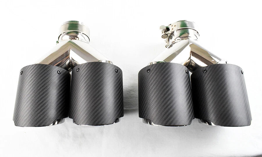 Exhaust Tips Carbon Fiber for Dodge Challenger (2008-2023)