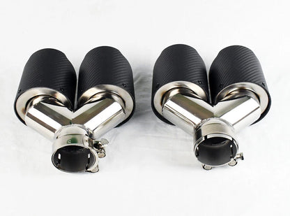 Exhaust Tips Carbon Fiber for Dodge Challenger (2008-2023)