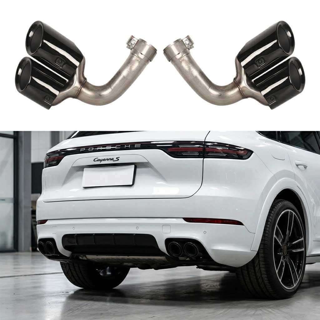 Exhaust Tips for Porsche Cayenne (2019-2025) 3.0L V6