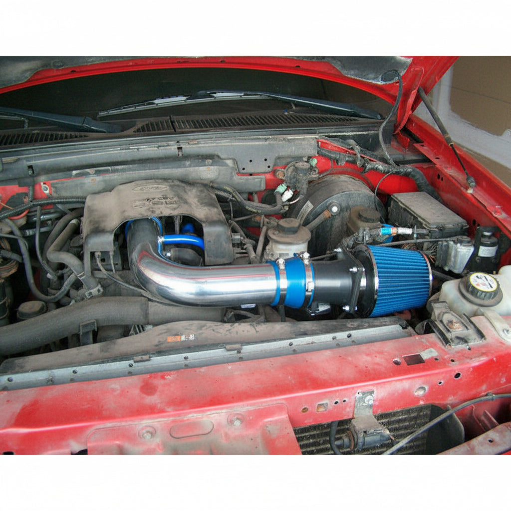 Blue Cold Air Intake for Ford F150 and Expedition (1997-2003) with 4.6L 5.4L V8 Engines