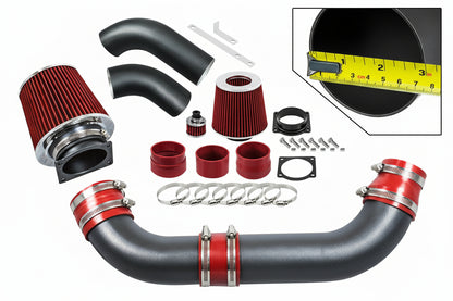 Performance Air Intake For Ford Ranger 1991-1994 With 4.0L OHV V6 Engine Red