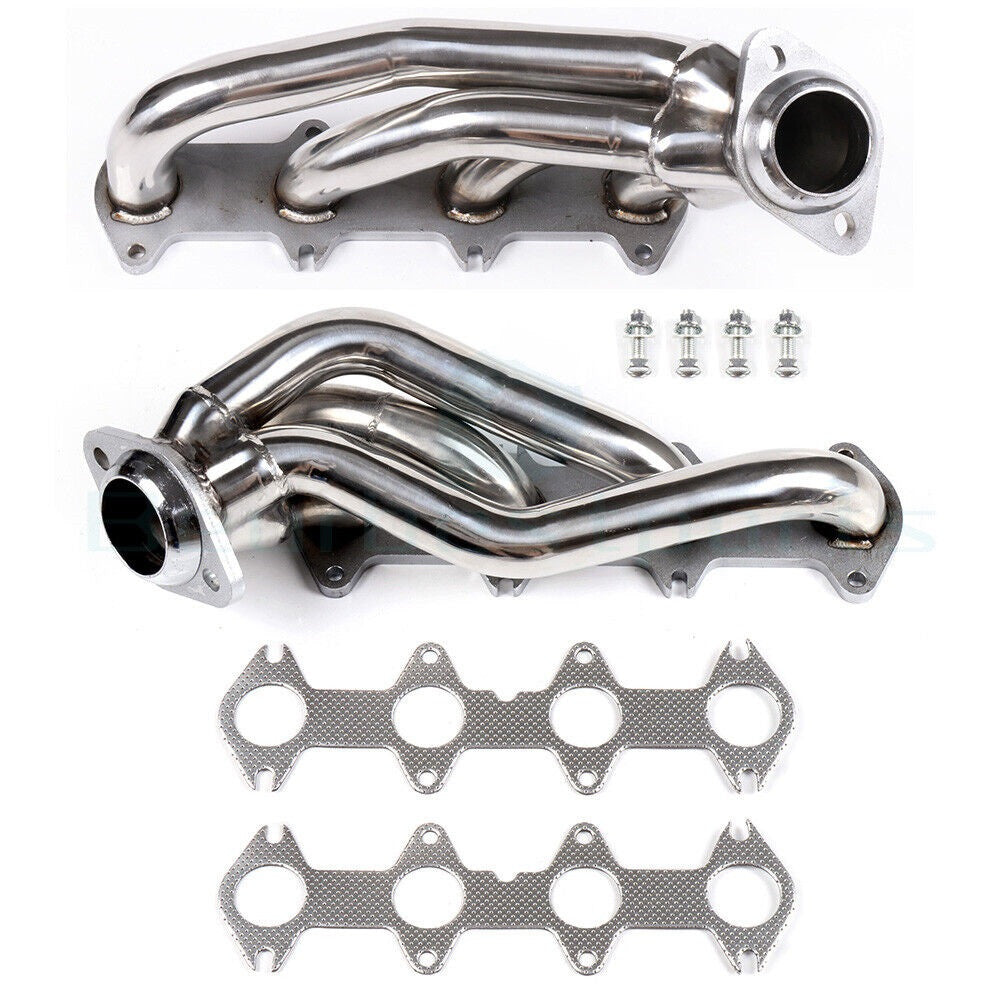 Stainless Steel Shorty Headers For Ford F150 (2004-2010) with 5.4L V8 Engine