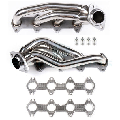 Stainless Steel Shorty Headers For Ford F150 (2004-2010) with 5.4L V8 Engine