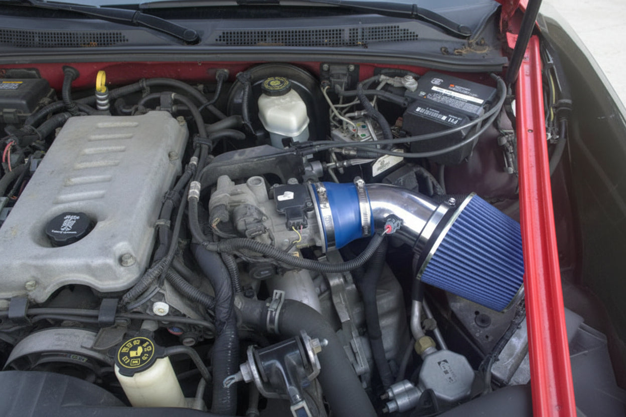 Ram Air Intake Kit for Chevrolet Monte Carlo (1998-2005) with 3.8L V6 Engine Blue Default Title