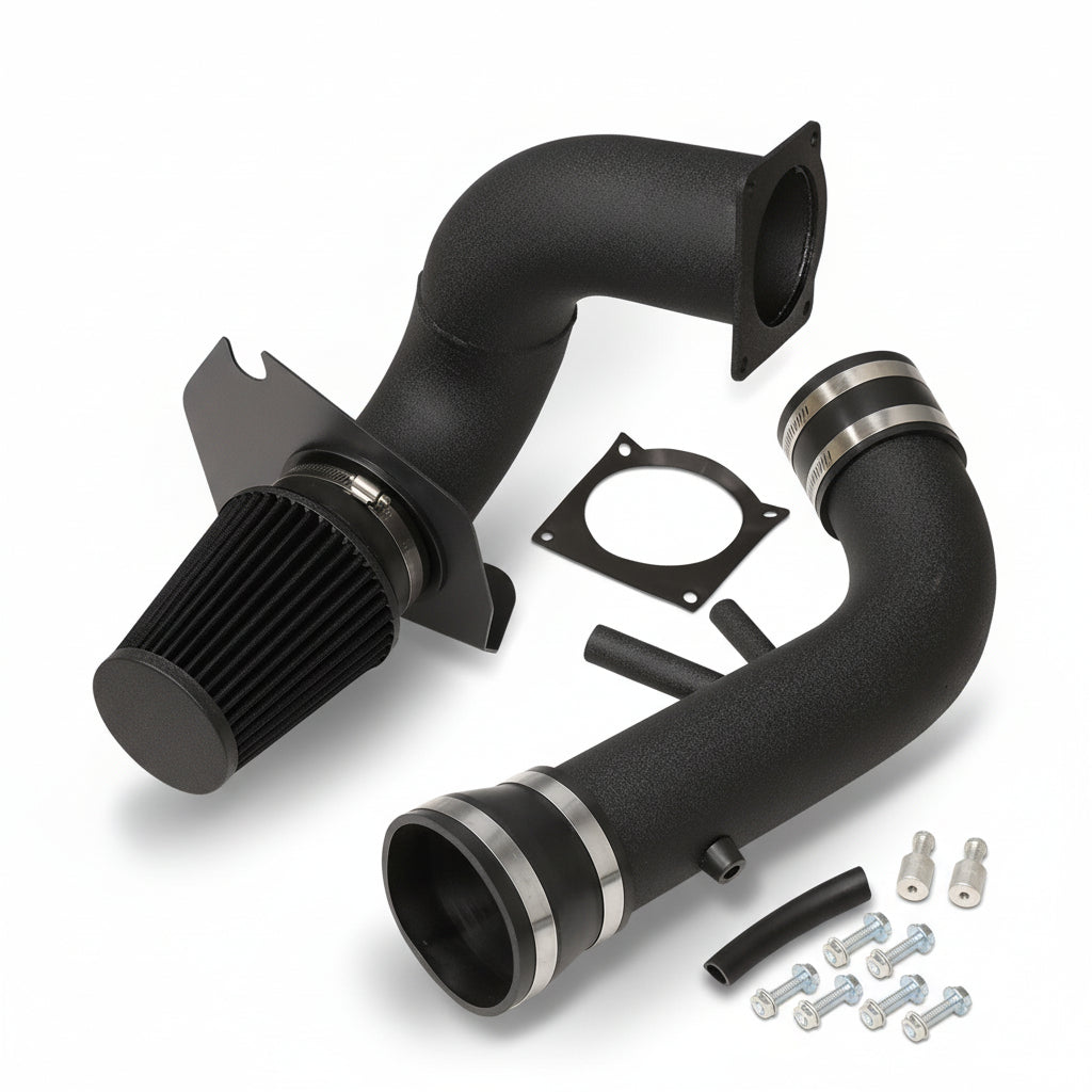 Black Coated Cold Air Intake for Ford Mustang (1996-2004) 4.6L V8 Engine