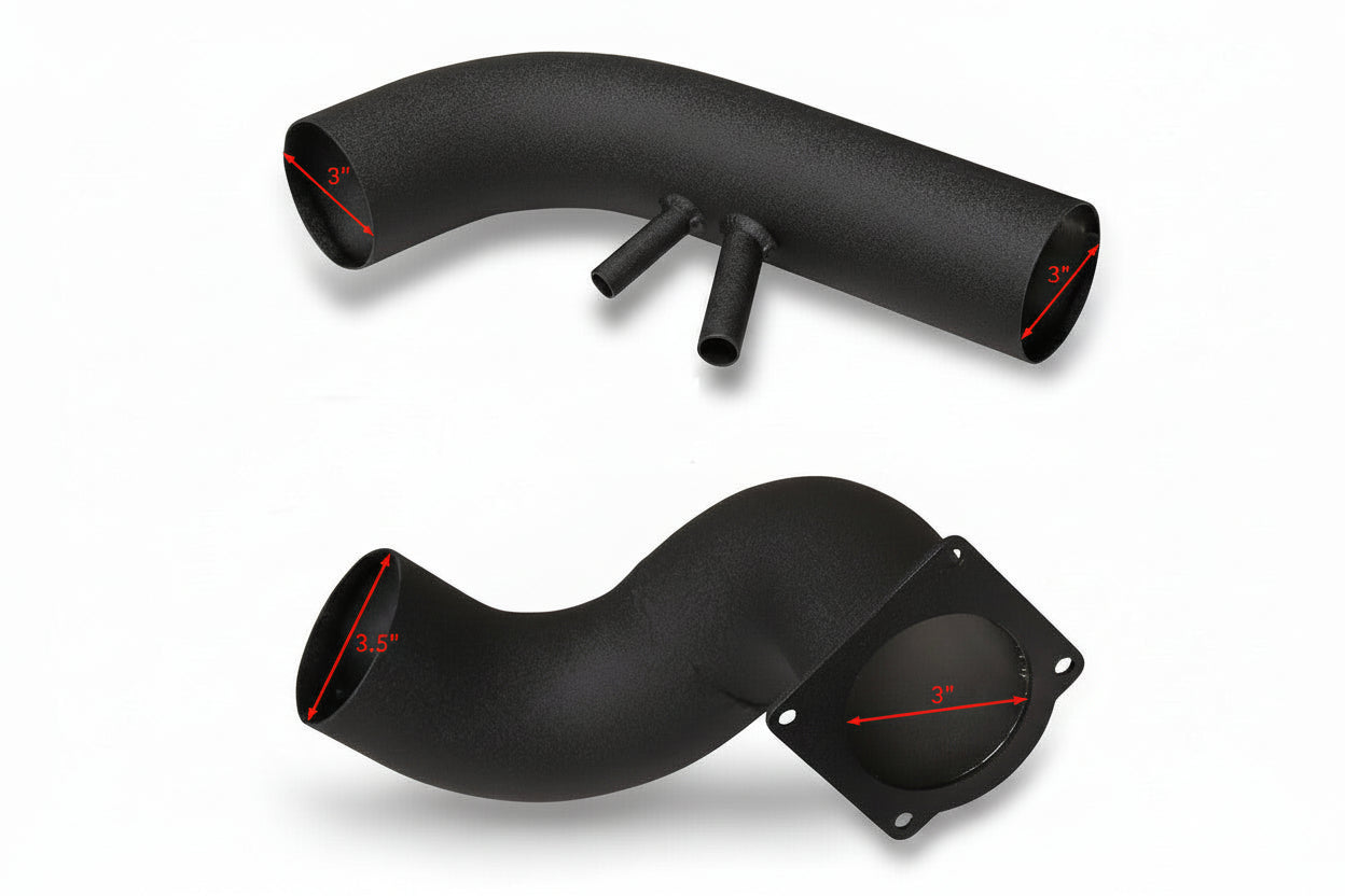 Black Coated Cold Air Intake for Ford Mustang (1996-2004) 4.6L V8 Engine