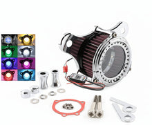 For Harley Air Cleaner Intake Filter LED Touring Street Road Glide Softail Dyna (1993+)