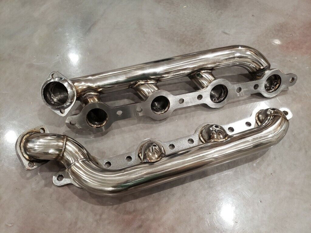 Stainless Steel Headers Manifolds For Ford F250 F350 F450 (1997-2003) with 7.3L Powerstroke Diesel Engine