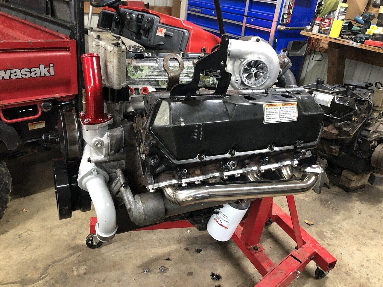 Stainless Steel Headers Manifolds For Ford F250 F350 F450 (1997-2003) with 7.3L Powerstroke Diesel Engine