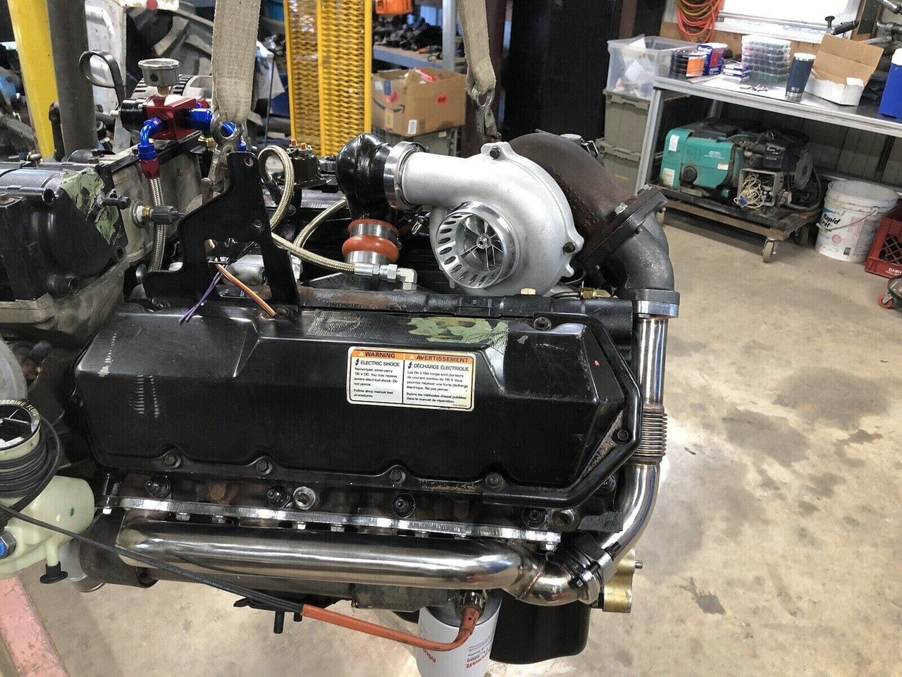 Stainless Steel Headers Manifolds For Ford F250 F350 F450 (1997-2003) with 7.3L Powerstroke Diesel Engine