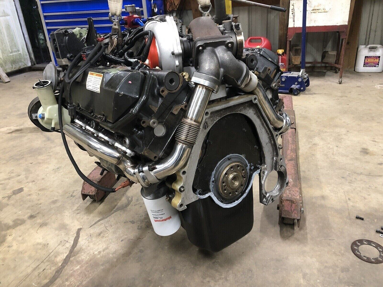 Stainless Steel Headers Manifolds For Ford F250 F350 F450 (1997-2003) with 7.3L Powerstroke Diesel Engine