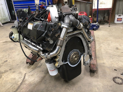 Stainless Steel Headers Manifolds For Ford F250 F350 F450 (1997-2003) with 7.3L Powerstroke Diesel Engine