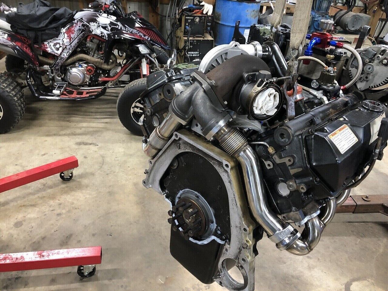 Stainless Steel Headers Manifolds For Ford F250 F350 F450 (1997-2003) with 7.3L Powerstroke Diesel Engine