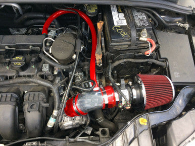 Performance Air Intake For Ford Focus (2012-2018) With 2.0L 4Cyl Engine Red Default Title