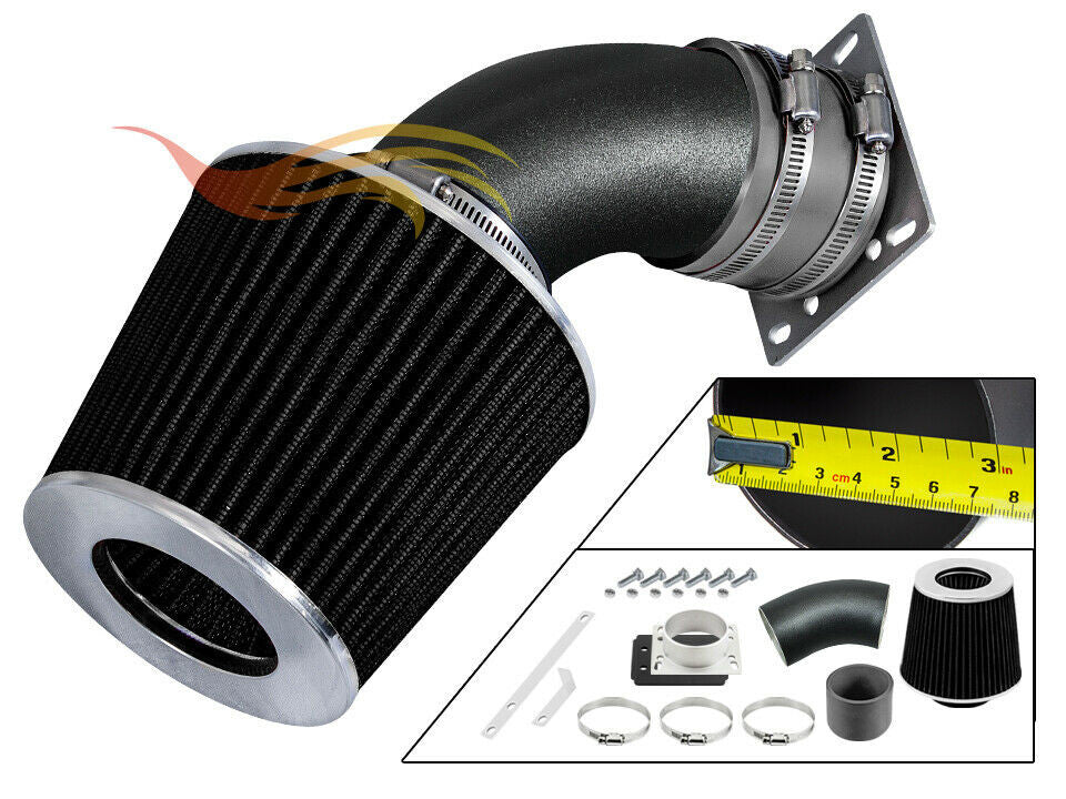 Cold Air Intake for Ford Ranger (1998-2001) V6 3.0L Engine Black