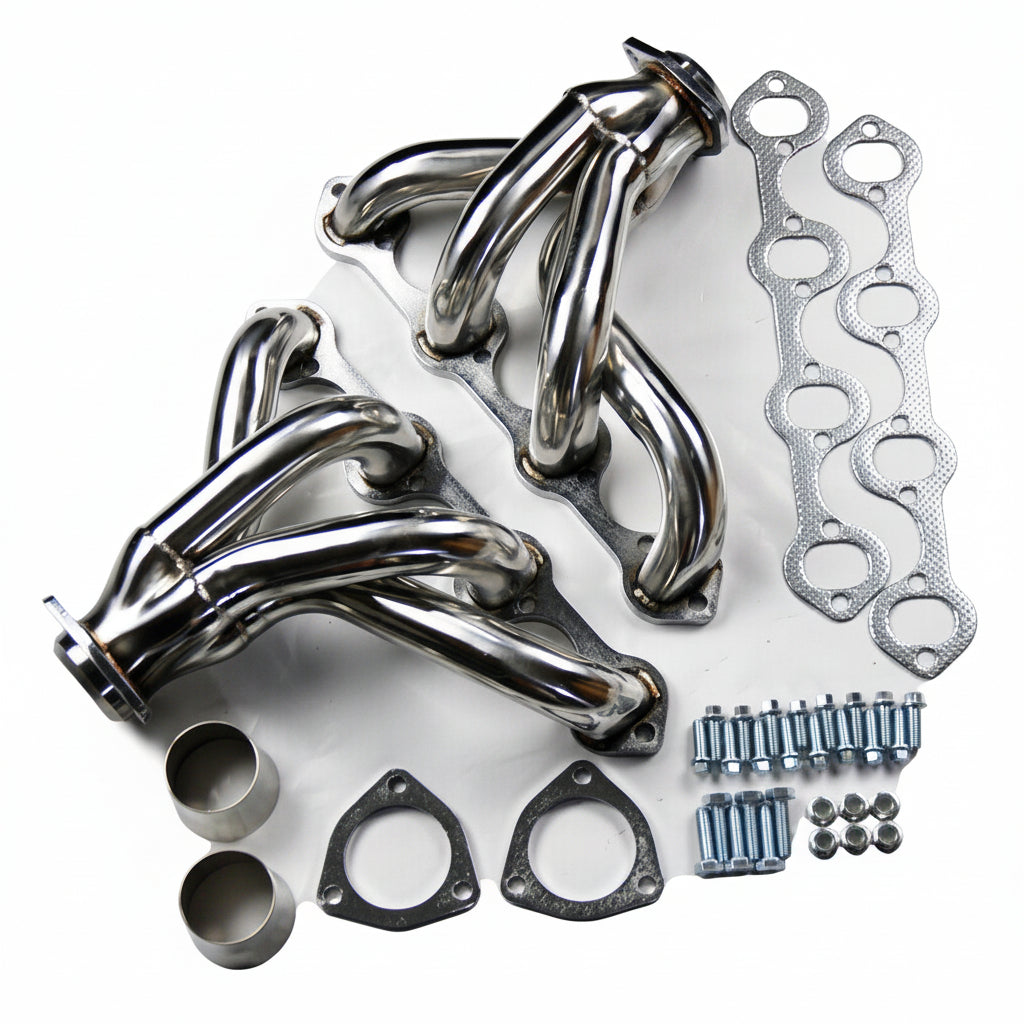 Stainless Hugger Headers for Ford Short Block Windsor 260 289 302 351 Engines